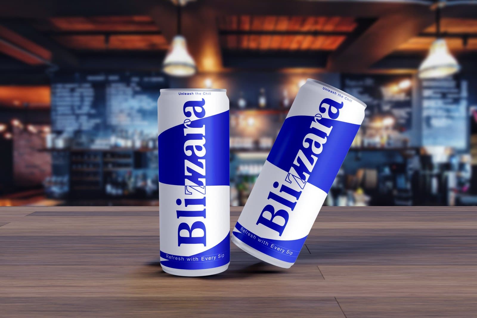 Energy drink can packaging
